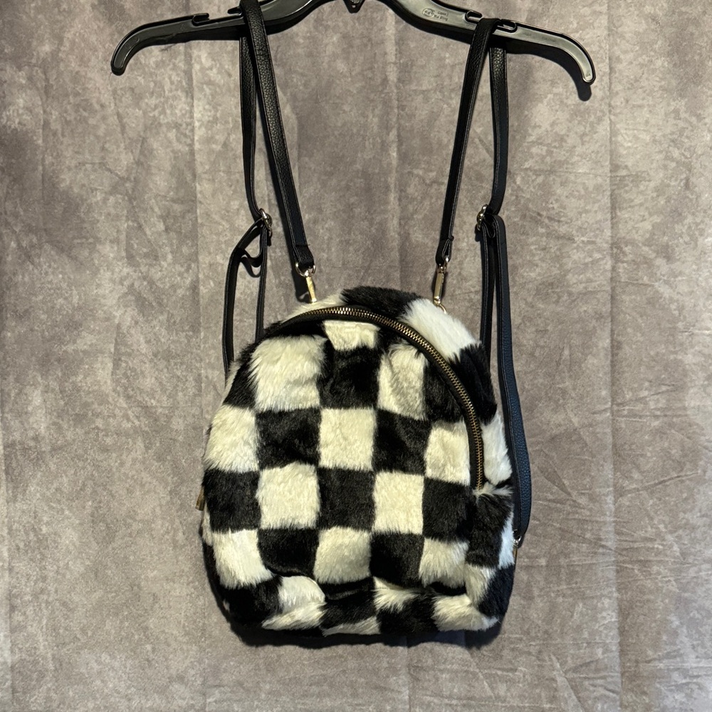 LF mini checkered backpack